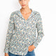 חולצת קרלה פרחונית
