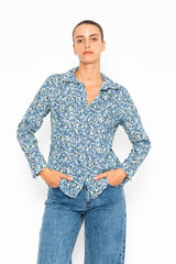 חולצת קרלה פרחונית