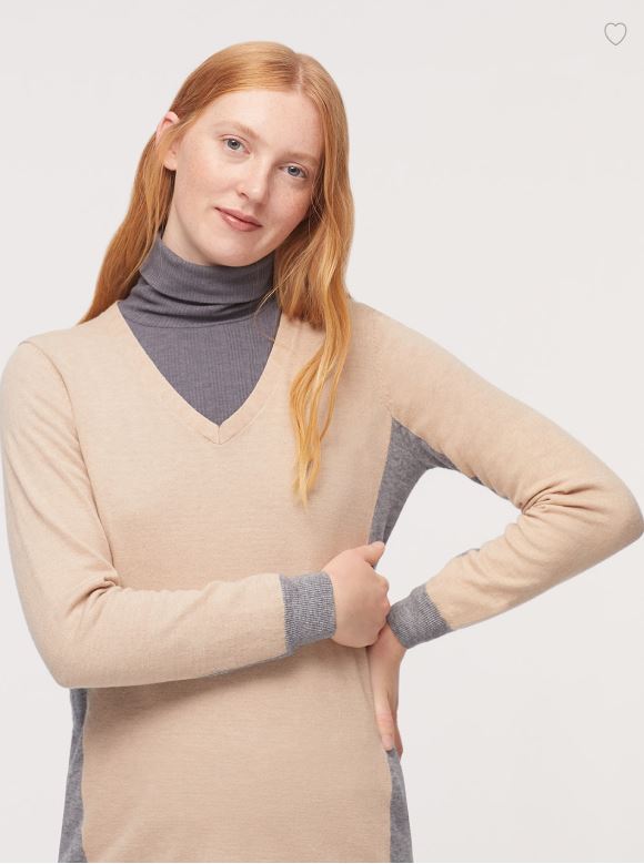N.T23 bicolor sweater