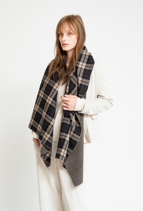 N.T24 CHECK SCARF