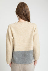 N.T24 BICOLOR SWEATER