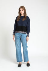 N.T24 BICOLOR SWEATER