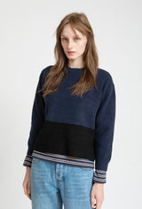 N.T24 BICOLOR SWEATER