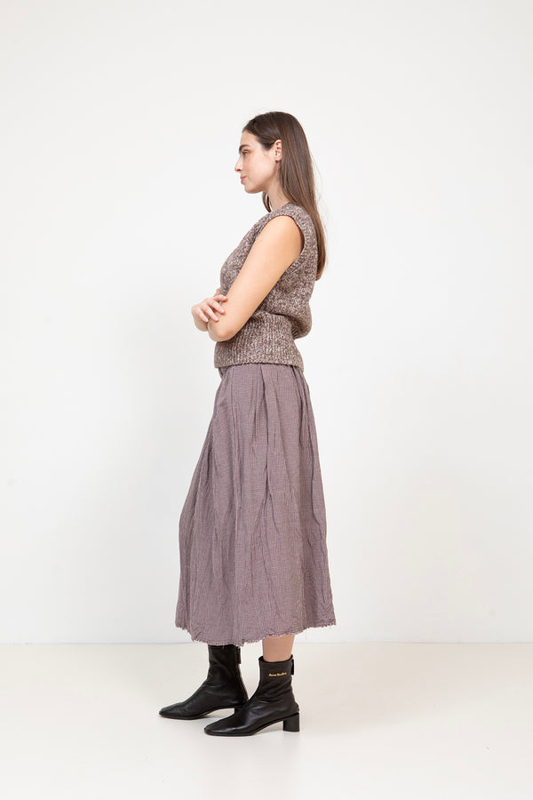 חצאית טוטו פשתן